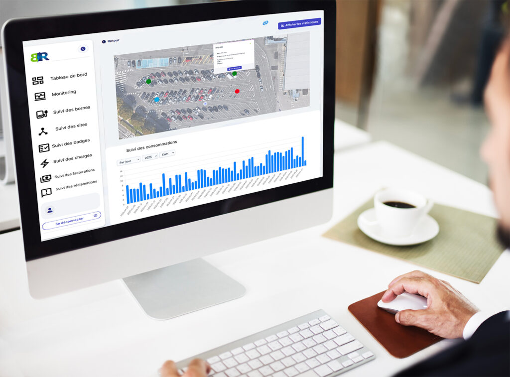 Plateforme opérationnelle borne recharge service