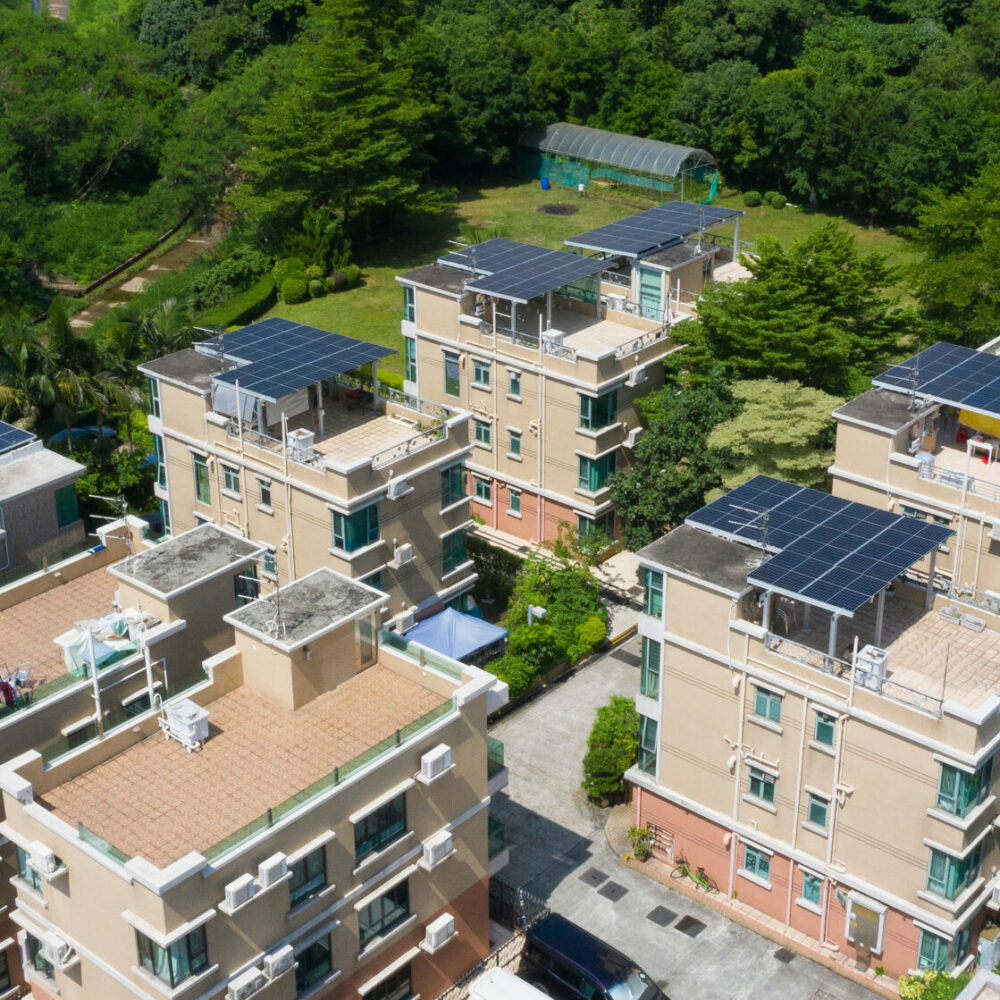 Solar,Installation,On,The,Roof,Of,A,Village,House